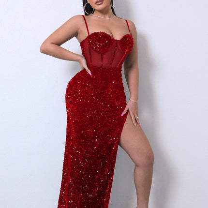 Collection image for: Vestido con lentejuelas