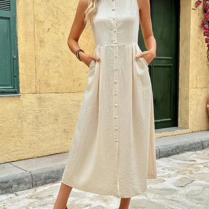 Collection image for: Vestido midi beige