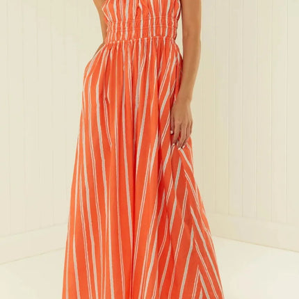 Collection image for: Vestido naranja largo