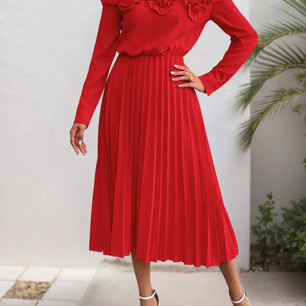 Collection image for: Vestido midi rojo